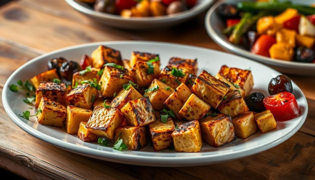 crispy baked tofu