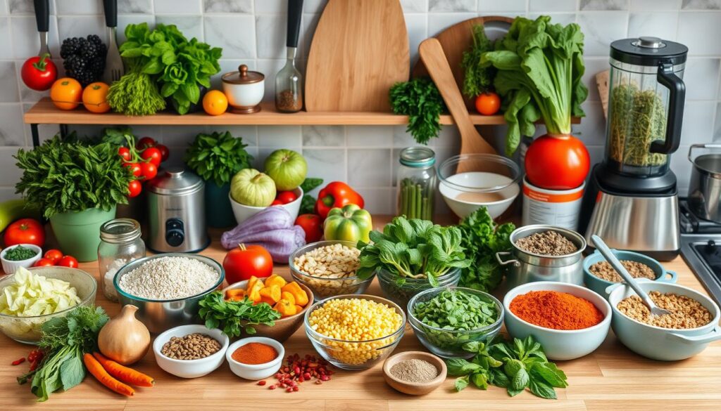 mise en place vegan cooking techniques