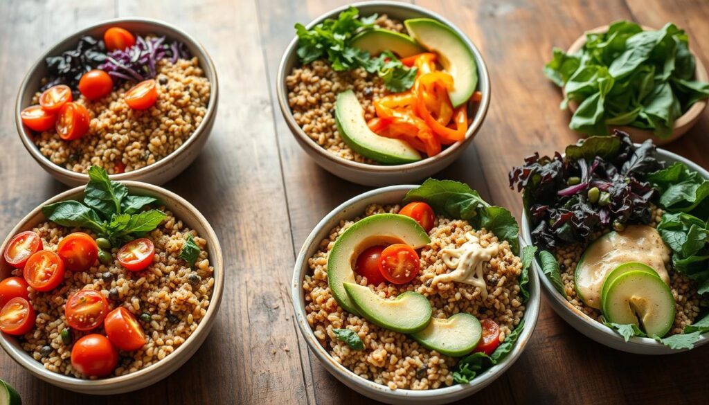 vegan grain bowls